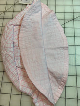 Load image into Gallery viewer, Sun Hat - Pink &amp; White Plaid Seersucker with Lite Pink or White lining
